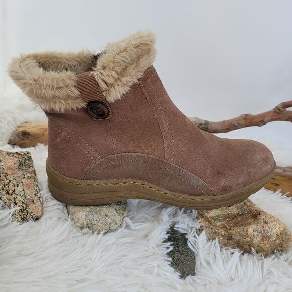 Baretraps andee sherpa and man made suede ankle booties - Picture 7 of 16